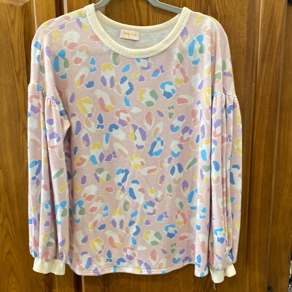 hailey & co. Tops - Hailey & Co. animal print shirt size small